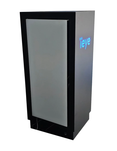 SZAFA DO BIURA iEYE GENERAL 2xPÓŁKA LISTWA PDU PODŚWIETLENIE 600x530x133MM