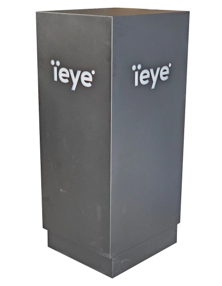 SZAFA DO BIURA iEYE GENERAL 2xPÓŁKA LISTWA PDU PODŚWIETLENIE 600x530x133MM