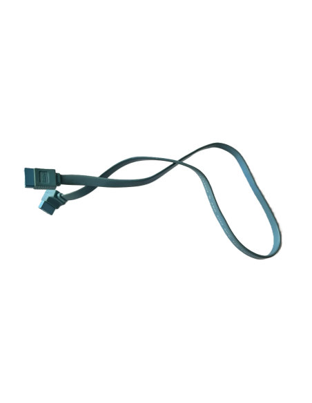 KABEL SATA PROSTY NA SATA KĄTOWY NIEBIESKI 46CM E322903