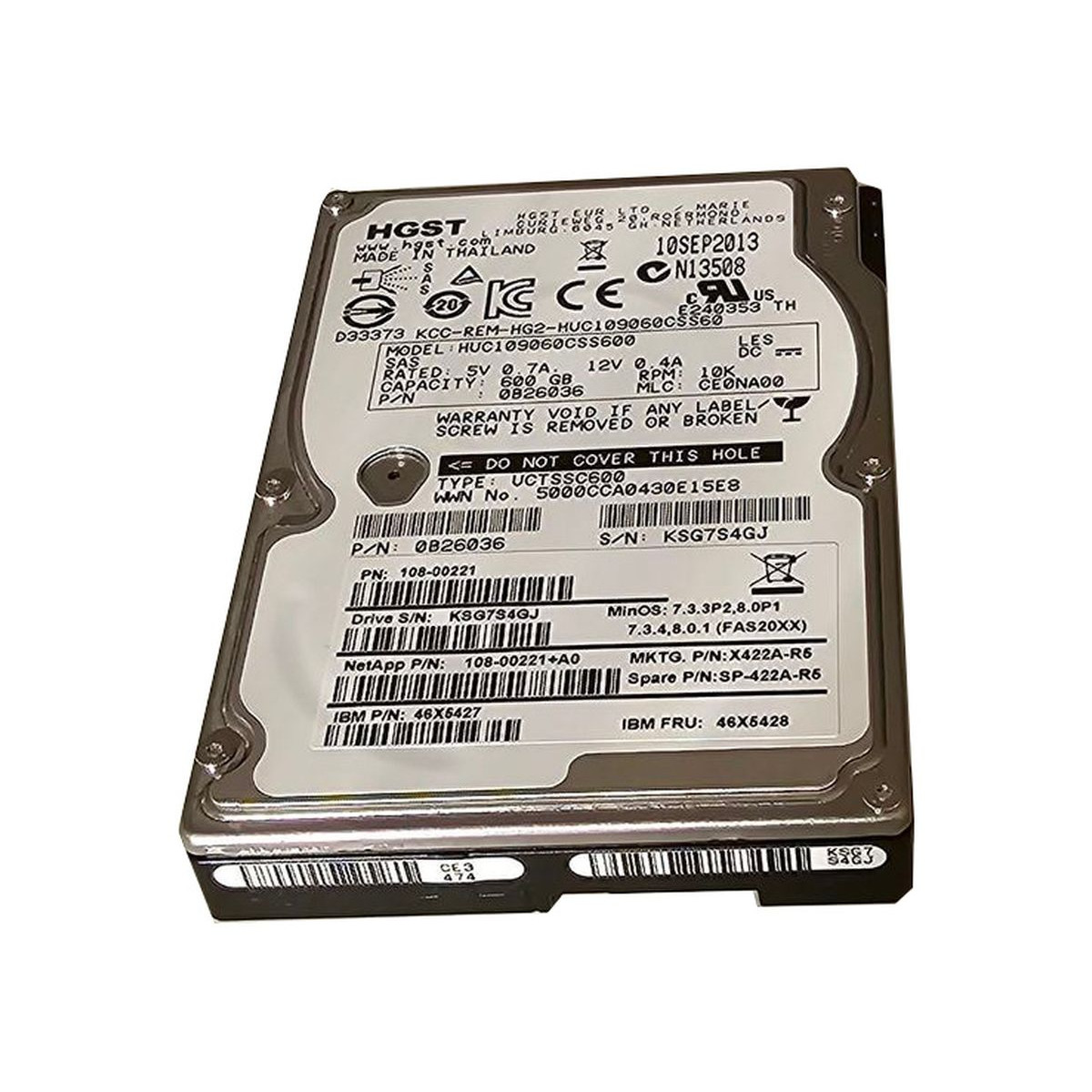 HGST IBM NET 600GB SAS 10K 6G 2,5 HUC109060CSS600