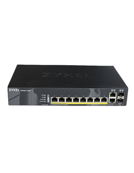 SWITCH ZYXEL GS2220-10HP 8x1GB PoE 2x1GB COMBO 2xSFP VLAN CICHA PRACA