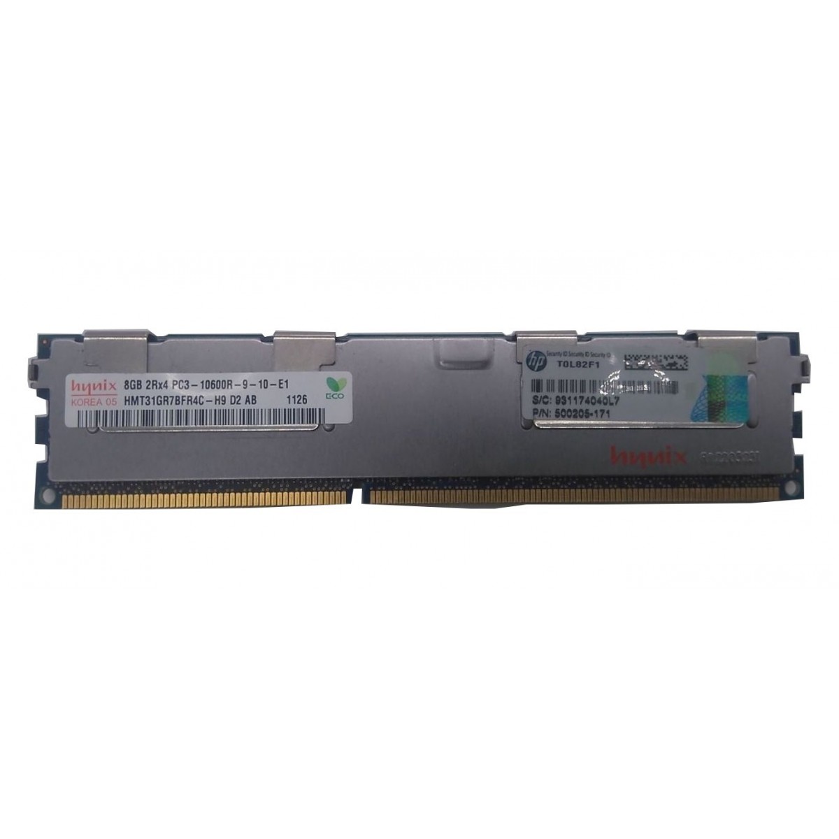 HP 8GB PC3 10600R 2Rx4 ECC REG 500205-171