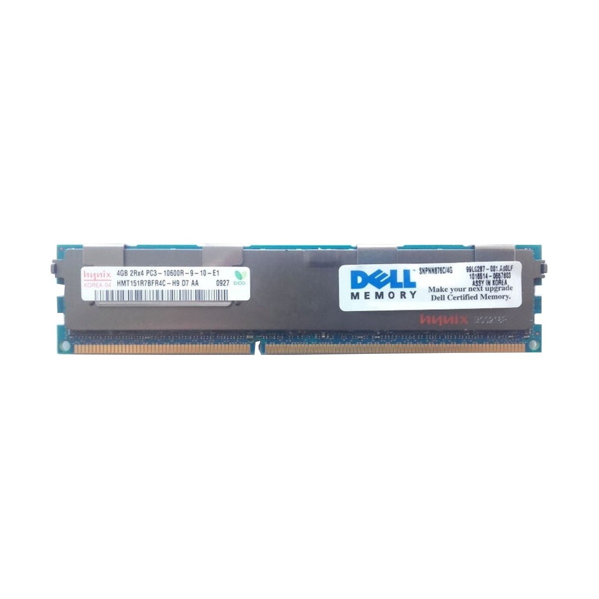 PAMIEC DELL 4GB 2Rx4 PC3-10600R SNPNN876C/4G