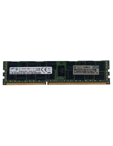 HP SAMSUNG 16GB 2Rx4 PC3-12800R ECC REG M393B2G70BH0-CK0Q9 672612-081