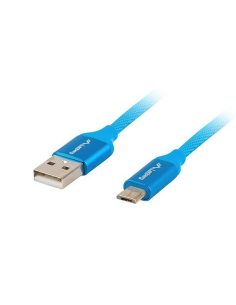 NOWY KABEL MICRO USB NA USB 2.0 1.8M NIEBIESKI CA-USBM-20CU-0018-BL