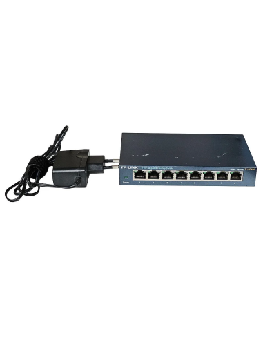 BIURKOWY SWITCH TP-LINK 8x1GB TL-SG108 ZASILACZ