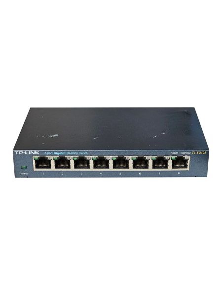 BIURKOWY SWITCH TP-LINK 8x1GB TL-SG108 ZASILACZ