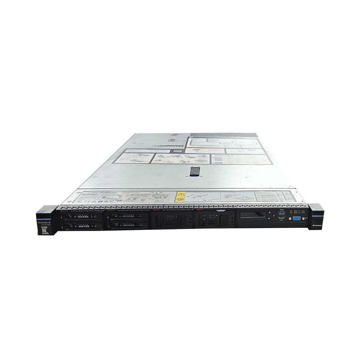 LENOVO x3550 M5 2xE5-2630v3 256GB RAM 0xHDD 2xPSU