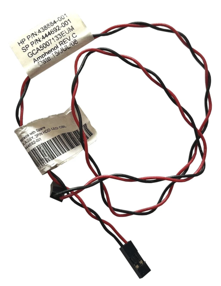 KABEL HDD LED HP PROLIANT ML110 G5 45CM 2-PIN 444692-001﻿ 438884-001
