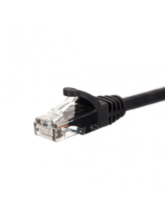 PATCHKABEL RJ45 CAT 6 UTP CZARNY 1.90M