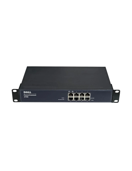 BIURKOWY SWITCH DELL POWERCONNECT 2708 8x1GB VLAN 0XJ454 USZY