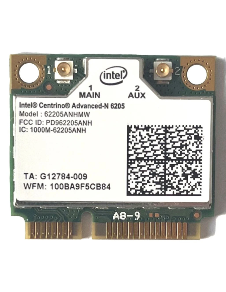 KARTA WiFi INTEL CENTRINO ADVANCED-N 6205 2,4 GHz/5GHz 300Mb/s 62205ANHMW