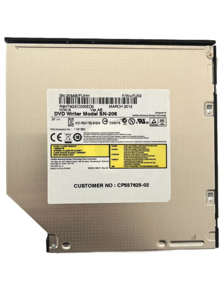 NAGRYWARKA DVD SLIM TOSHIBA SN-208 SN-208AB/FUHH CP557625-02