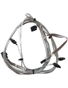 KABEL SUPERMICRO MINISAS HD 4xSATA 1xSFF-8643 1x8-PIN 90CM CBL-SAST-0556