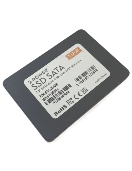 NOWY DYSK 2-POWER 512GB SSD SATA 6G 2,5 TLC SSD2043B