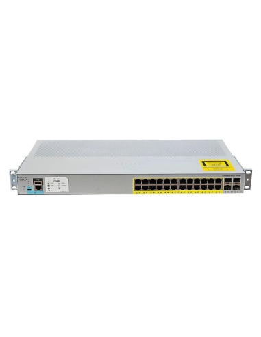 SWITCH CISCO WS-C2960L-24PS-LL 24x1GB PoE+ 4xSFP 1xUSB VLAN