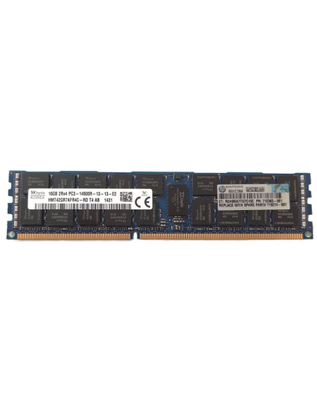 PAMIĘĆ HP HYNIX 16GB 2Rx4 PC3-14900R ECC REG HMT42GR7AFR4C-RD 712383-081