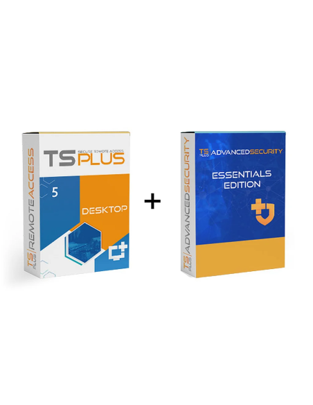 Zestaw TSplus Remote Access Desktop 5 wraz z TSplus Security Essentials