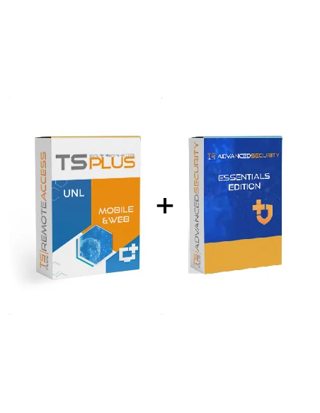 Zestaw TsPlus MOBILE & WEB UNL wraz z TSplus Security Essentials