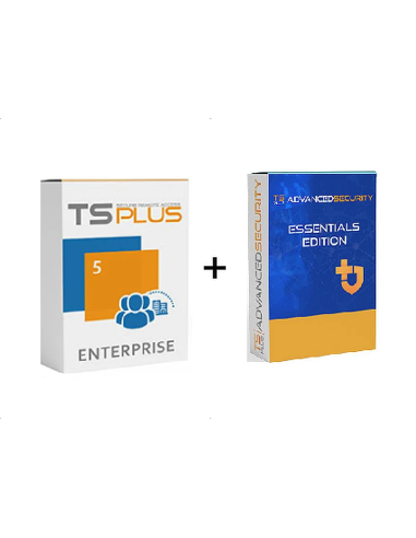 Zestaw TSplus Remote Access ENTERPRISE 5 wraz z TSplus Security Essentials