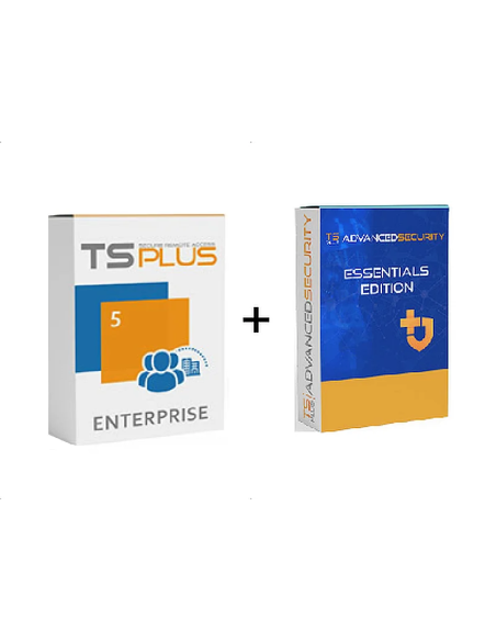 Zestaw TSplus Remote Access ENTERPRISE 5 wraz z TSplus Security Essentials