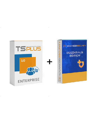 Zestaw TSplus Remote Access ENTERPRISE 10 wraz z TSplus Security Essentials