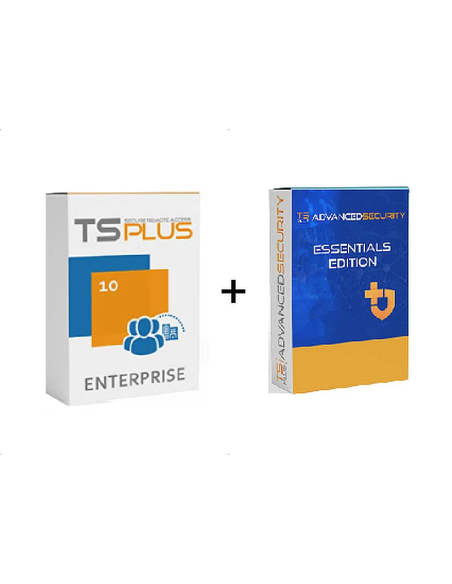 Zestaw TSplus Remote Access ENTERPRISE 10 wraz z TSplus Security Essentials