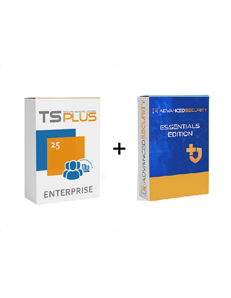 Zestaw TSplus Remote Access ENTERPRISE 25 wraz z TSplus Security Essentials