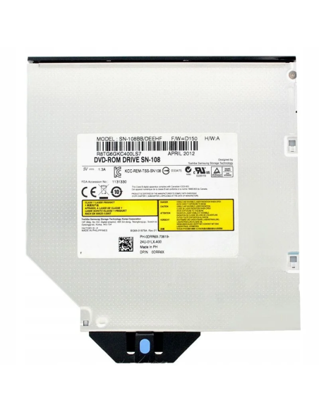 NAPĘD DELL DVD-ROM SLIMLINE MINI SATA SN-108 0DRR6X SN-108BB/DEEHF