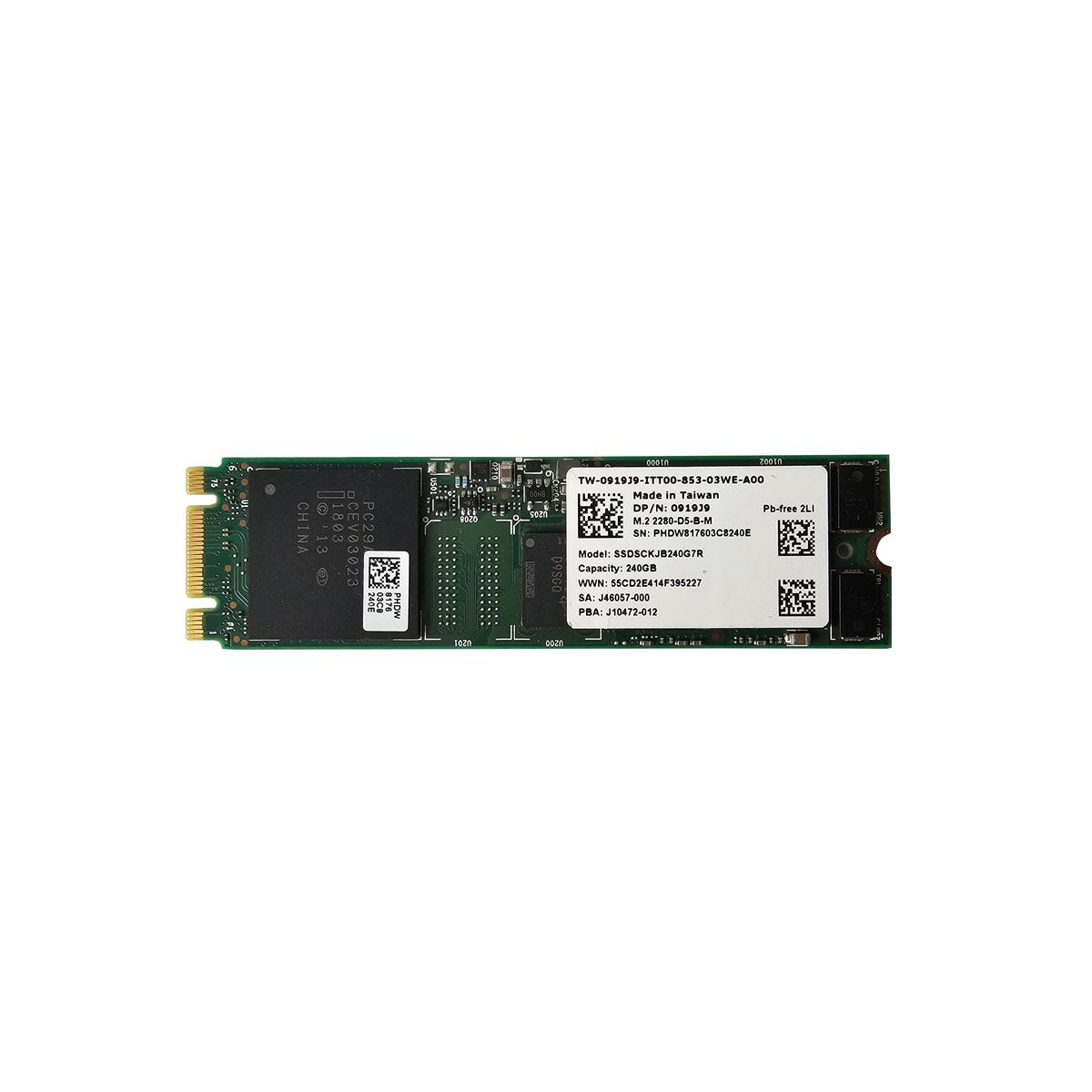 NOWY DYSK DELL 240GB M.2 SSD SATA 0919J9