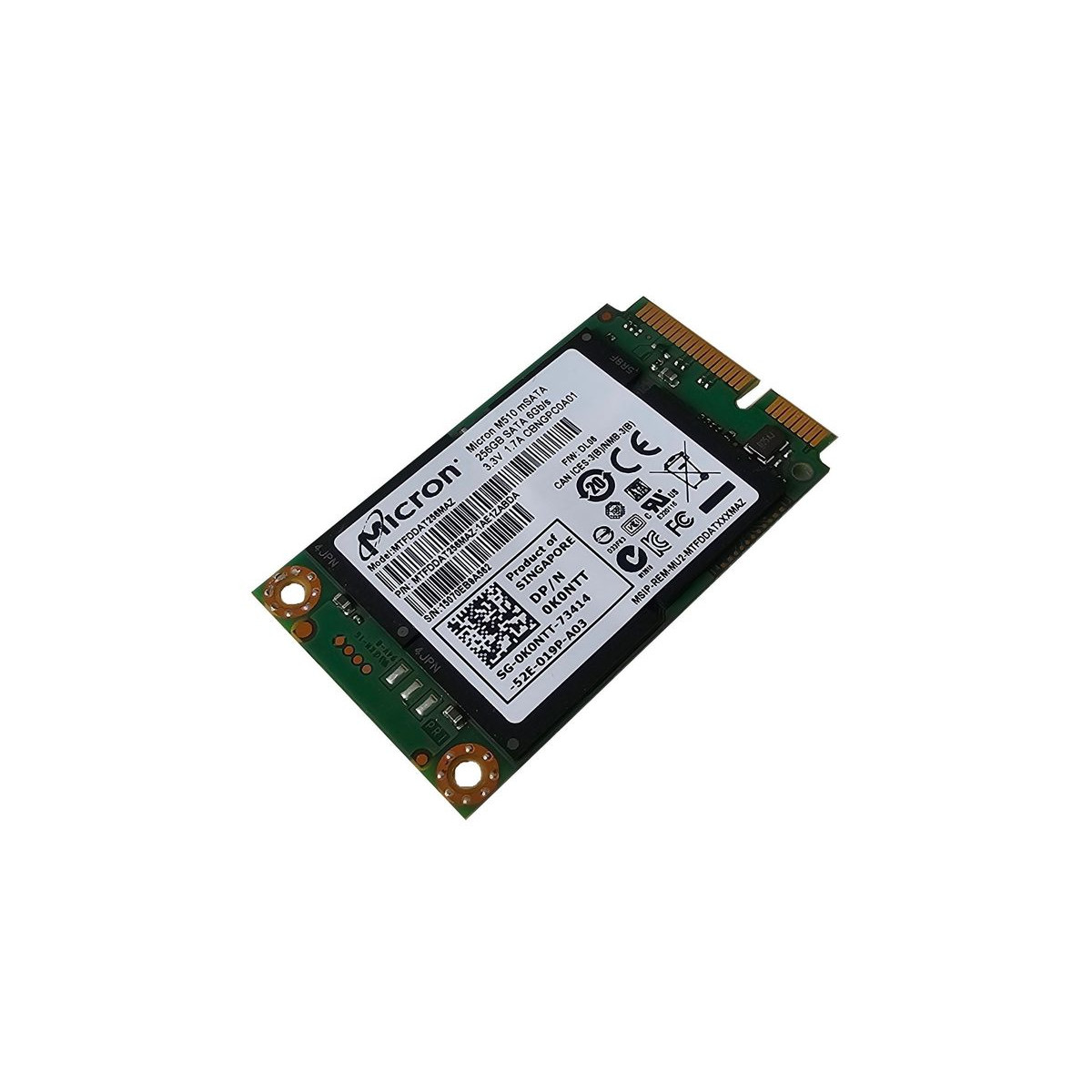 DYSK DELL 256GB mSATA SSD SATA 6G MLC 1.8 0K0NTT