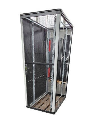 DUŻA SZAFA RACK SERWEROWA ENOC 19'' 42U 800x1200 2xKLUCZ SZYNY ZŁOŻONA