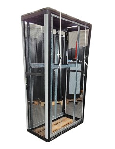 DUŻA SZAFA RACK SERWEROWA ENOC 19'' 42U 600x1200 3xKLUCZ SZYNY ZŁOŻONA