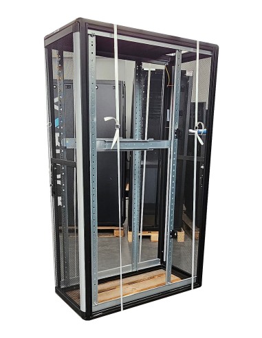 DUŻA SZAFA RACK SERWEROWA ENOC 19'' 42U 600x1200 3xKLUCZ SZYNY ZŁOŻONA