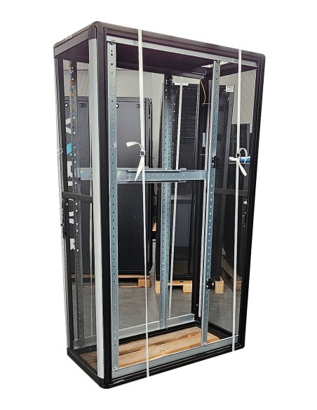 DUŻA SZAFA RACK SERWEROWA ENOC 19'' 42U 600x1200 3xKLUCZ SZYNY ZŁOŻONA