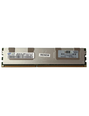 PAMIĘĆ HP SAMSUNG 8GB 2Rx4 PC3-10600R ECC REG M393B1K70BH1-CH9Q1 500205-071