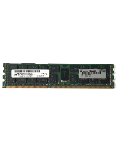 HP MICRON 8GB 2Rx4 PC3-10600R ECC REG MT36JSF1G72PZ-1G4M1HF 500205-071