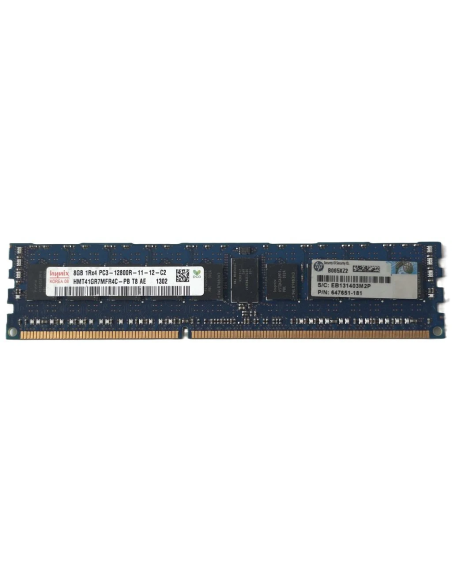 PAMIĘĆ RAM HP HYNIX 8GB 1Rx4 PC3-12800R HMT41GR7MFR4C-PB 647651-181
