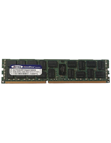 PAMIĘĆ RAM ACTICA 8GB 2Rx4 PC3-12800R ECC REG ACT8GHR72Q4H1600S
