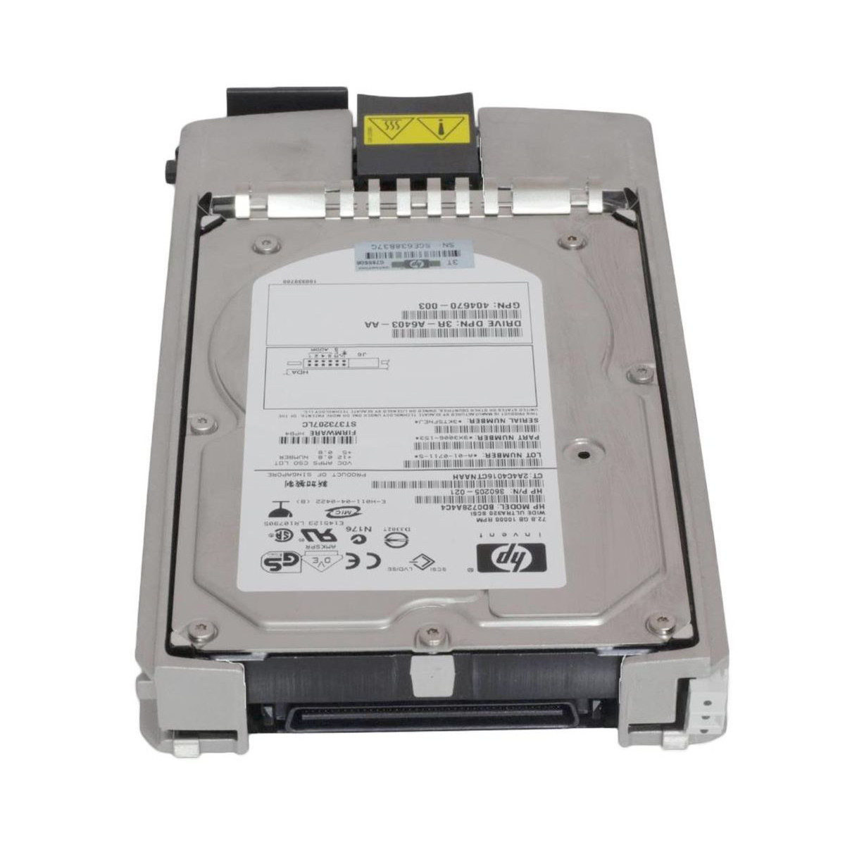 HP 72,8GB U320 SCSI BD0728A4C4 10K 3,5 360205-021 HP 72,8GB U320 SCSI BD0728A4C4 10K 3,5 360205-021