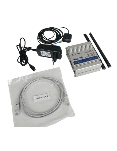 ROUTER TELTONIKA RUTX09 4G LTE CAT6 2xSIM 3xLAN 1xWAN 1GB VLAN ZASILACZ
