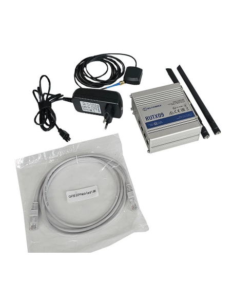ROUTER TELTONIKA RUTX09 4G LTE CAT6 2xSIM 3xLAN 1xWAN 1GB VLAN ZASILACZ