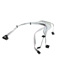 KABEL SUPERMICRO MINISAS SFF-8087 KĄTOWY NA 4xSATA 42CM CBL-SAST-0654