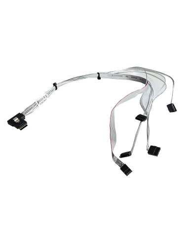 KABEL SUPERMICRO MINISAS SFF-8087 KĄTOWY NA 4xSATA 42CM CBL-SAST-0654