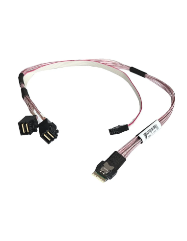 KABEL SUPERMICRO 1xSLIM SAS 2x MINI SAS SFF-8643 45CM CBL-SAST-0846-1
