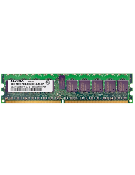 PAMIĘĆ ELPIDA 2GB 2Rx8 PC3-10600E ECC UDIMM EBJ21EE8BAFA-DJ-E