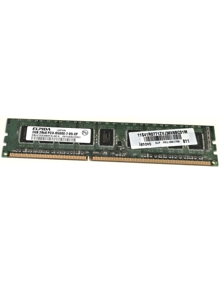 PAMIEC LENOVO ELPIDA  2GB 2Rx8 PC3-8500E ECC UDIMM 43C1706 EBJ21EE8BAFA-AE-