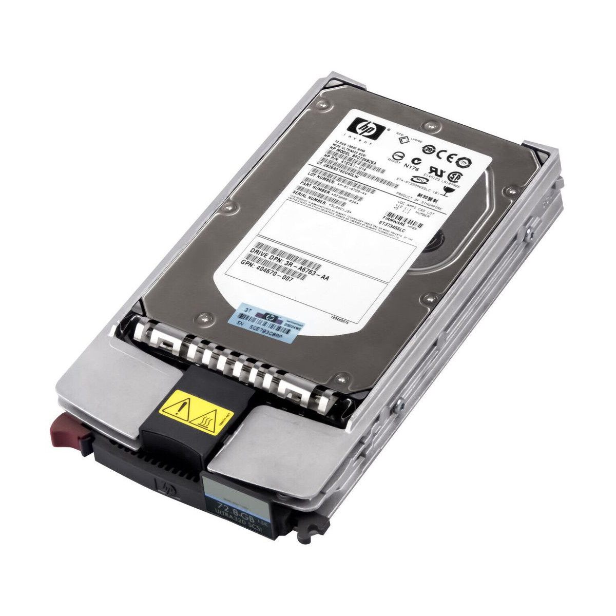 HP 72,8GB U320 SCSI BF0728B26A 15K 3,5 412751-014 HP 72,8GB U320 SCSI BF0728B26A 15K 3,5 412751-014