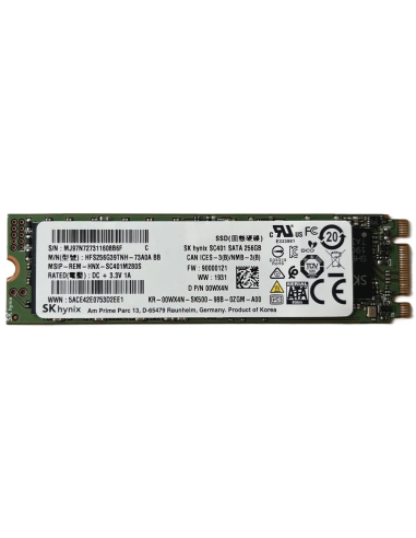 DYSK DELL HYNIX 256GB SSD SATA 6G M.2 2280 MLC HFS256G39TNH-73A0A 00WX4N