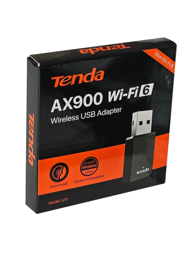 NOWA KARTA SIECIOWA TENDA U11 AX900 ADAPTER USB 2.0 WiFi 6 2.4GHz 5GHz